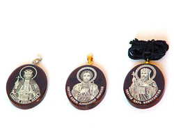Pendants with hanger, hanger for chain and with thread  